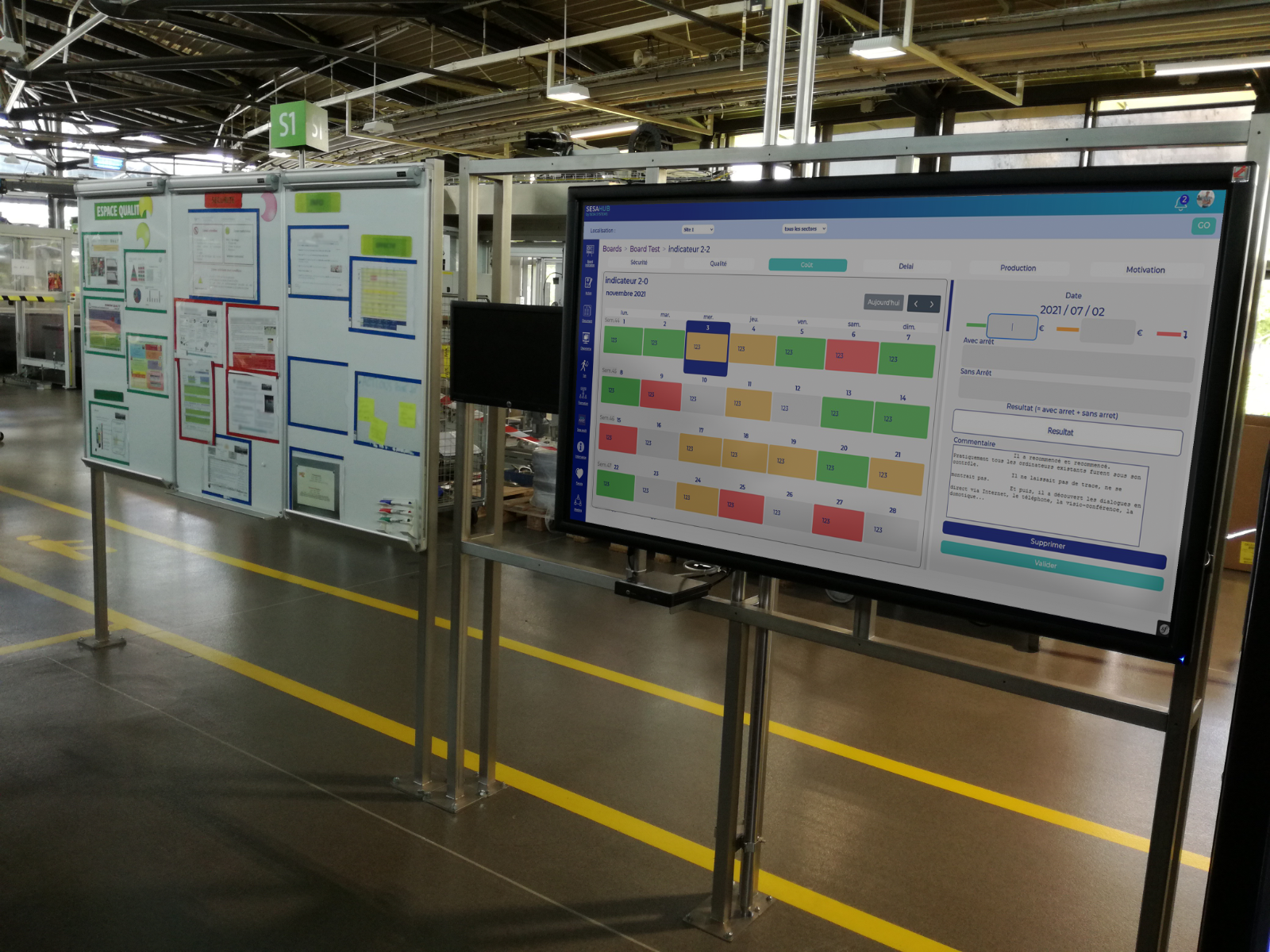 Exemple tableau de bord KPI